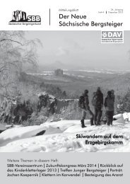 Dezember 2013 - Sächsischer Bergsteigerbund