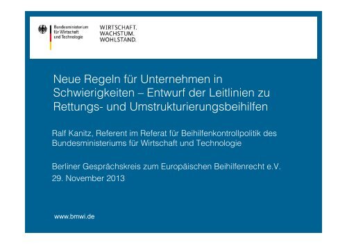 Ralf Kanitz - Berliner Gesprächskreis zum Europäischen ...