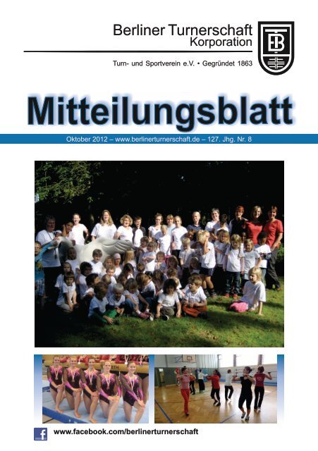 Mitteilungsblatt - Berliner Turnerschaft