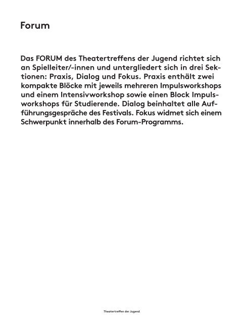 Magazin Theatertreffen der Jugend 2013 - Berliner Festspiele