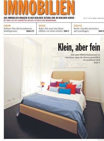 das immobilien-magazin in der berliner zeitung und im berliner kurier