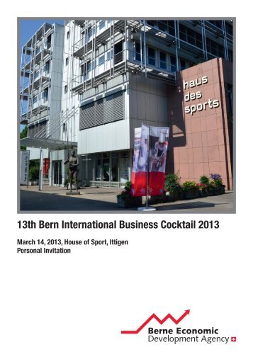 13th Bern International Business Cocktail 2013 - Berne Economic