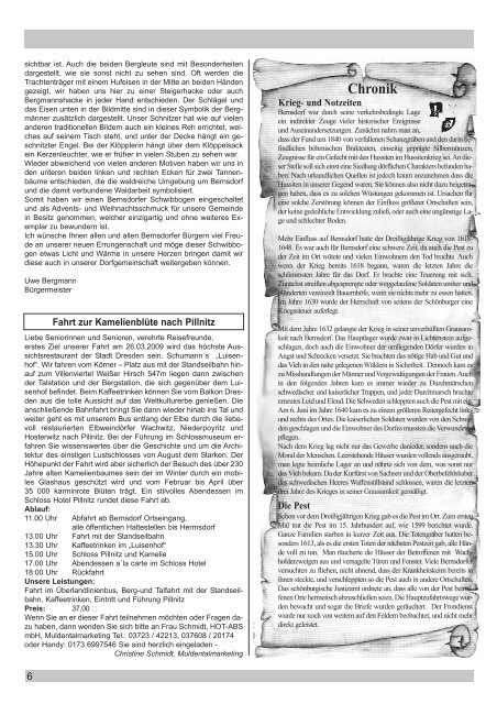 Amtsblatt der Gemeinde Bernsdorf vom 25. Februar 2009