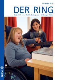 DER RING - Bodelschwinghsche Stiftungen Bethel
