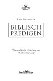 BIBLISCH - Betanien Verlag