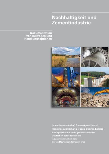 (PDF) Dokumentation Nachhaltigkeit und Zementindustrie - Beton.org