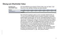 Shareholder Value - Betriebswirtschaft.Info
