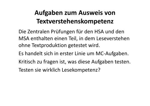 Leistungsbewertung in Deutsch Köster Vortrag 2 (pdf-Datei)