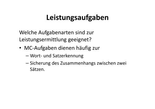 Leistungsbewertung in Deutsch Köster Vortrag 2 (pdf-Datei)