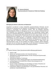 Dr. Susanne Gentzsch Psychosomatisches Fachzentrum Falkenried ...