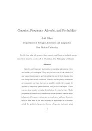 Generics, Frequency Adverbs, and Probability