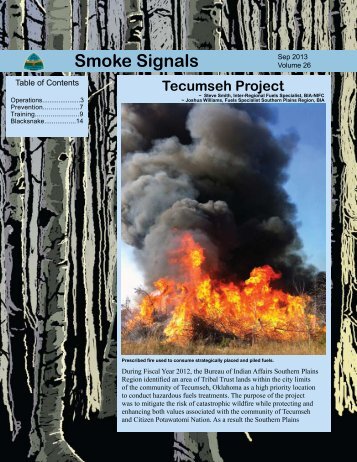 Vol 026 Sept 2013 Smoke Signals - Indian Affairs