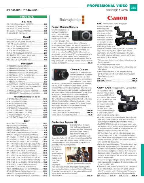 Panasonic etc. Sony HDR-FX7 Portabrace QSM-4 Quick slick Mini pour Canon XA20 
