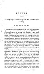 A Hagiologic Manuscript in the Philadelphia Library - BiblicalStudies ...
