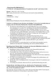 Protokoll - Deutscher Bibliotheksverband e.V.