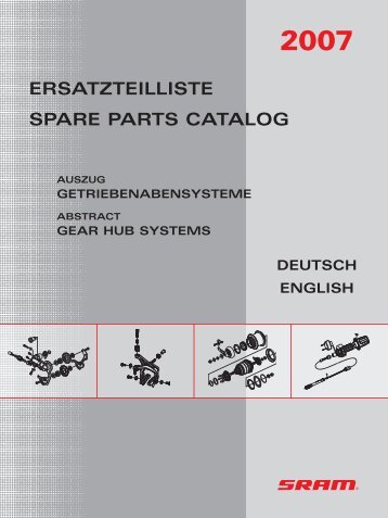 SRAM Spare Parts Catalog 2007