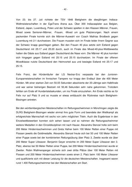 Jahresrückblick 2013 (pdf) - Bietigheim-Bissingen