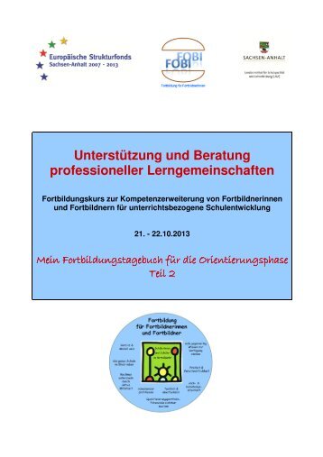 FoBi-Tagebuch Orientierungsphase Teil 2 - Landesbildungsserver ...