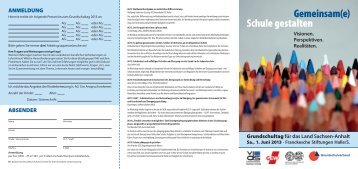 Schule gestalten - Landesbildungsserver Sachsen-Anhalt