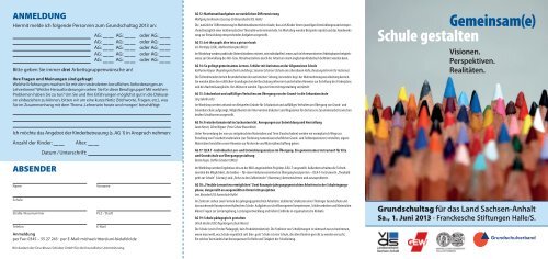Schule gestalten - Landesbildungsserver Sachsen-Anhalt
