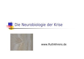 Die Neurobiologie der Krise - Ruth Ahrens (PDF) - Bildungswerk Irsee