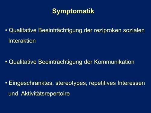 ADHS bei Autismus - Dr. Judith Sinzig (PDF) - Bildungswerk Irsee