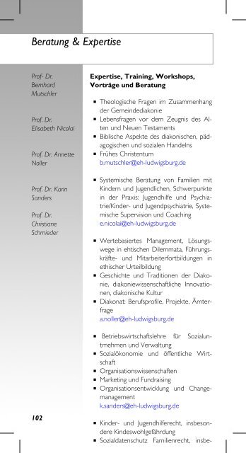 Fortbildungsprogramm 2012 - Bildungsportal der Evangelischen ...