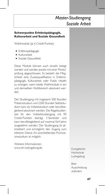 Fortbildungsprogramm 2012 - Bildungsportal der Evangelischen ...