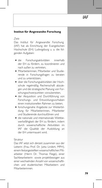 Fortbildungsprogramm 2012 - Bildungsportal der Evangelischen ...