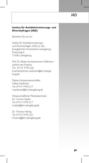 Fortbildungsprogramm 2012 - Bildungsportal der Evangelischen ...