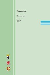 Rahmenplan Grundschule Sport