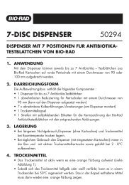 7-DISC DISPENSER 50294 - Bio-Rad