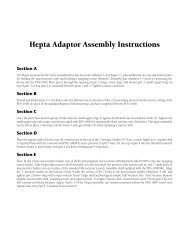 Hepta Adaptor Assembly Instructions - Bio-Rad