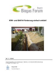 KfW- und BAFA-Förderung einfach erklärt! - Biogas Forum Bayern