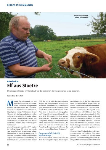 Elf aus Stoetze - Fachverband Biogas e.V.