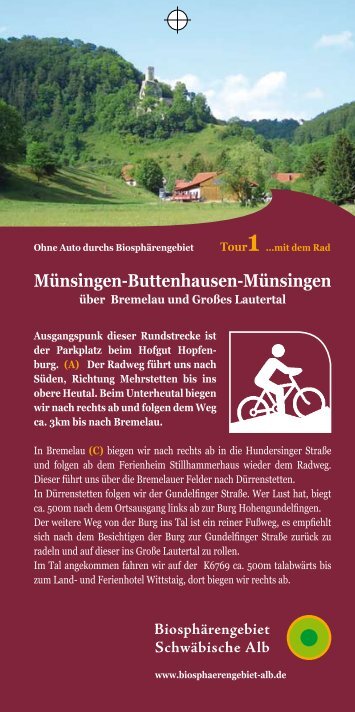Münsingen-Buttenhausen-Münsingen (über Bremelau und Großes ...