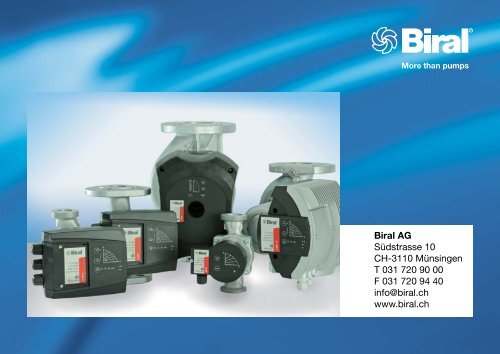 Biral pumps for a better future (August 2011)