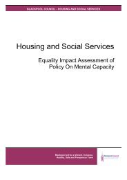 Mental capacity policy [PDF 126KB] - Blackpool Borough Council