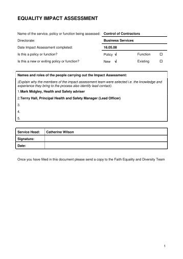 Control of contractors arrangements [PDF 45KB] - Blackpool ...