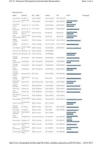 Bitte klicken Sie hier, um die Liste der - BKK 24