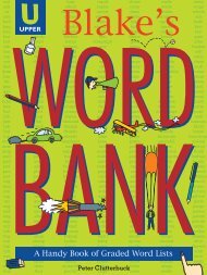 BLAKE'S WORD BANK Upper Primary Peter ... - Blake Education