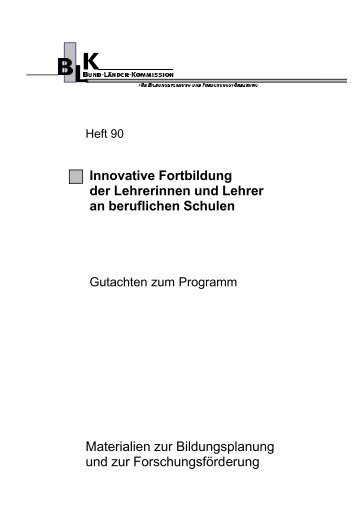 0 Konkretisierung des Auftrages - Bund-Länder-Kommission für ...