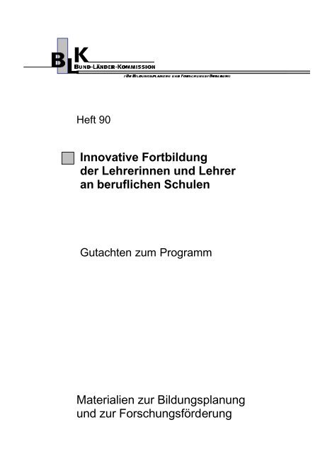 0 Konkretisierung des Auftrages - Bund-Länder-Kommission für ...