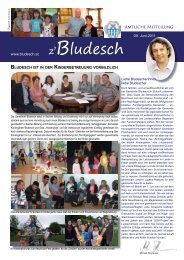 Amtliche Mitteilung vom 09.06.2011 - Gemeinde Bludesch