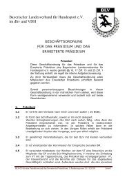 Geschäftsordnung 11/10 - BLV-Hundesport.de