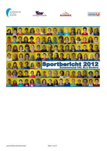 Sportbericht 2012 - Stadt Bludenz
