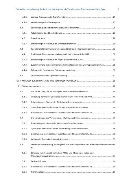 Aktualisierung der Berichterstattung über die Verteilung