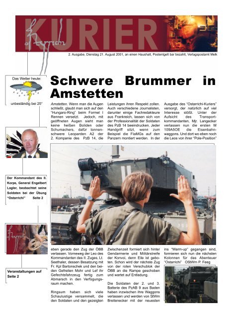 Ostarrichi Kurier 2. Ausgabe