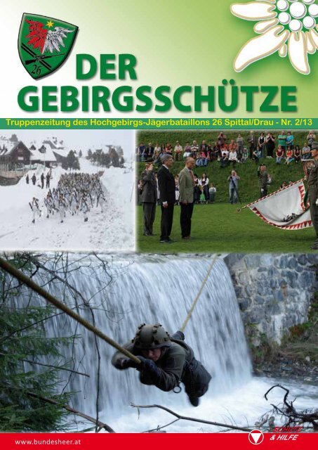 Truppenzeitung des Hochgebirgs-Jägerbataillons 26 Spittal/Drau ...
