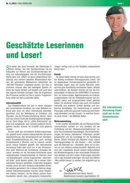 International - Österreichs Bundesheer